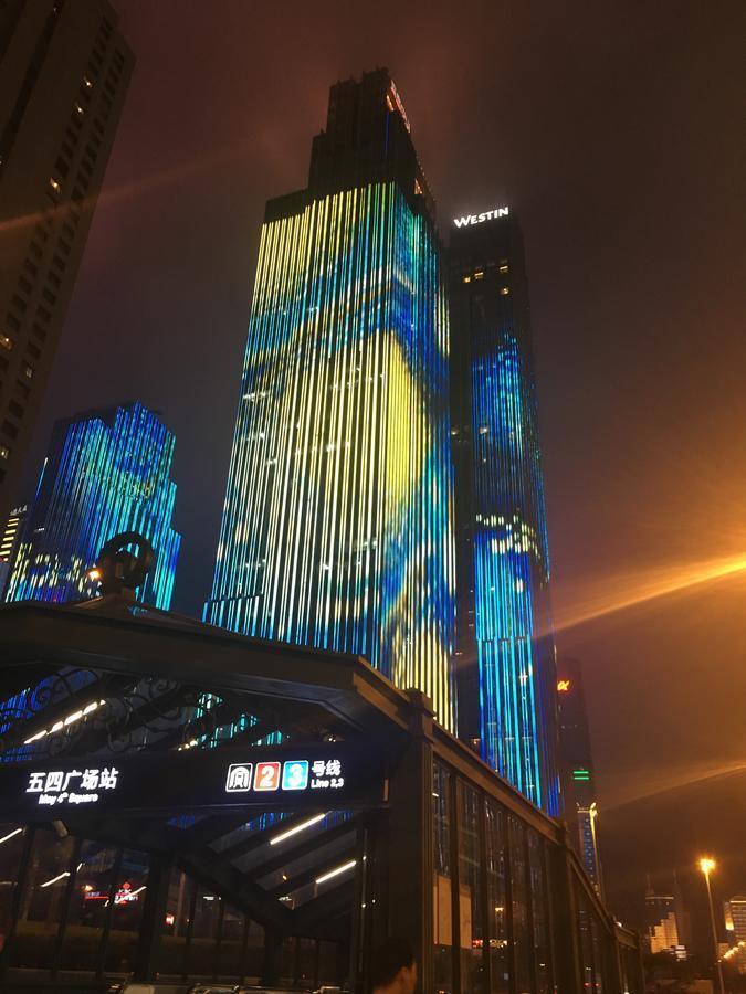 Qingdao Elegant Central Apartment Eksteriør bilde