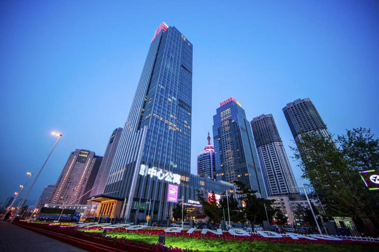 Qingdao Elegant Central Apartment Eksteriør bilde
